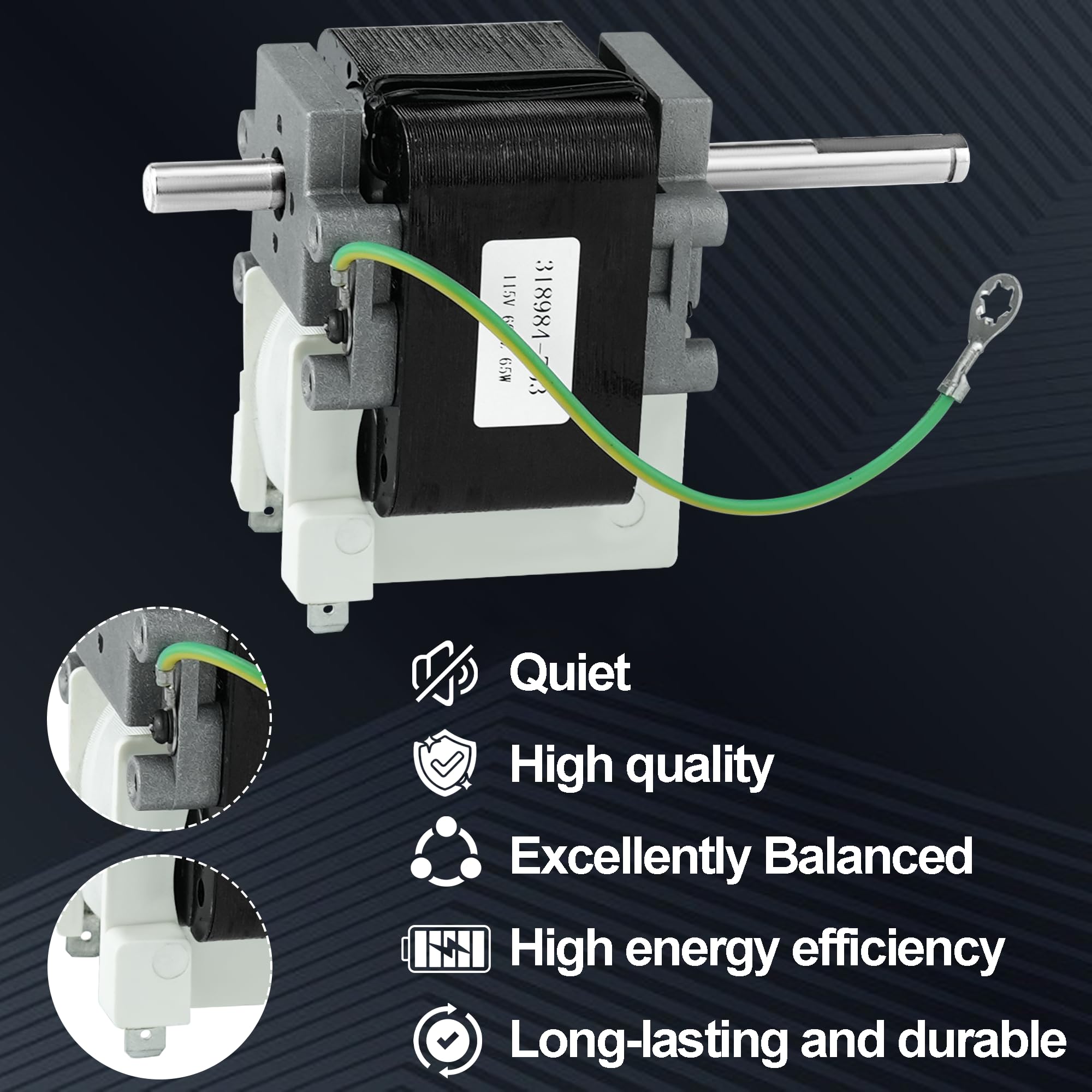Romalon replacement part with wiring harness aligns with OEM standards for compatibility