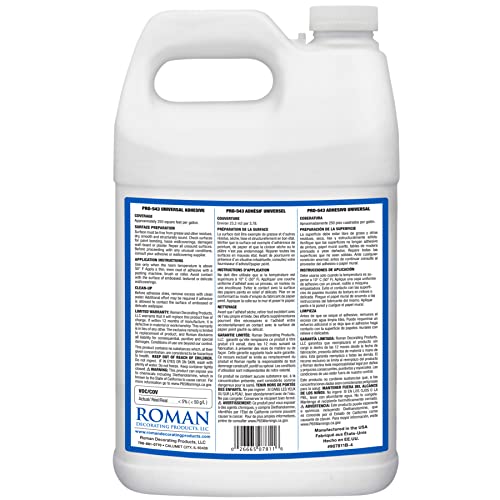 ROMAN PRO-543 being rolled onto wall, easy application for pattern matching