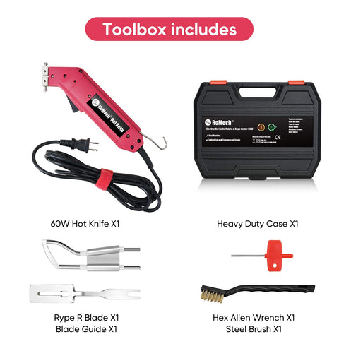 ROMECH blade and blade guide kit highlights for accurate cuts.