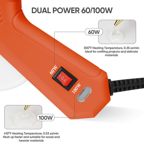 ROMECH copper nozzle delivering even heat and smooth glue flow