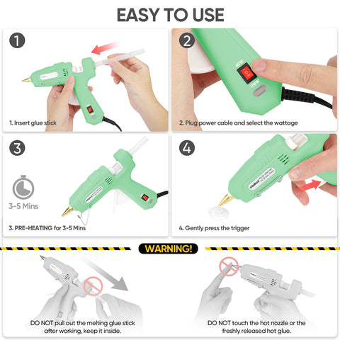 Romech glue gun on a tidy work surface