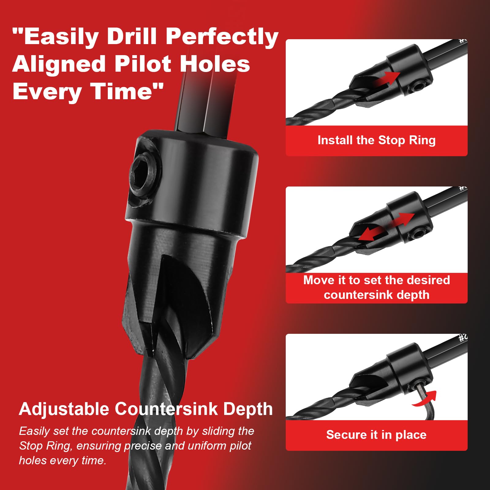 Romicta extension bit shaft adds reach in recessed drilling.
