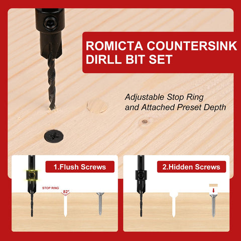 Romicta wood plug cutters deliver clean flush plugs for seamless joints.