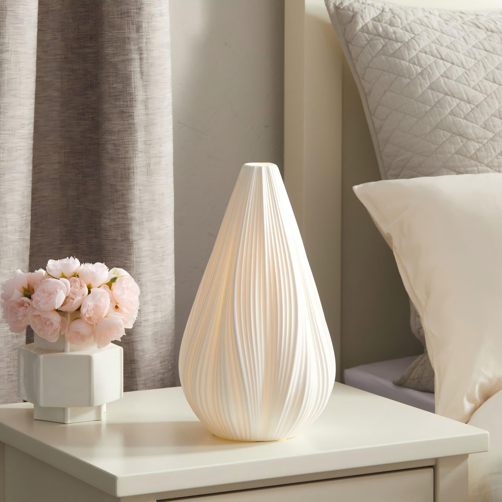 RONDURE bedroom nightstand setup providing serene illumination