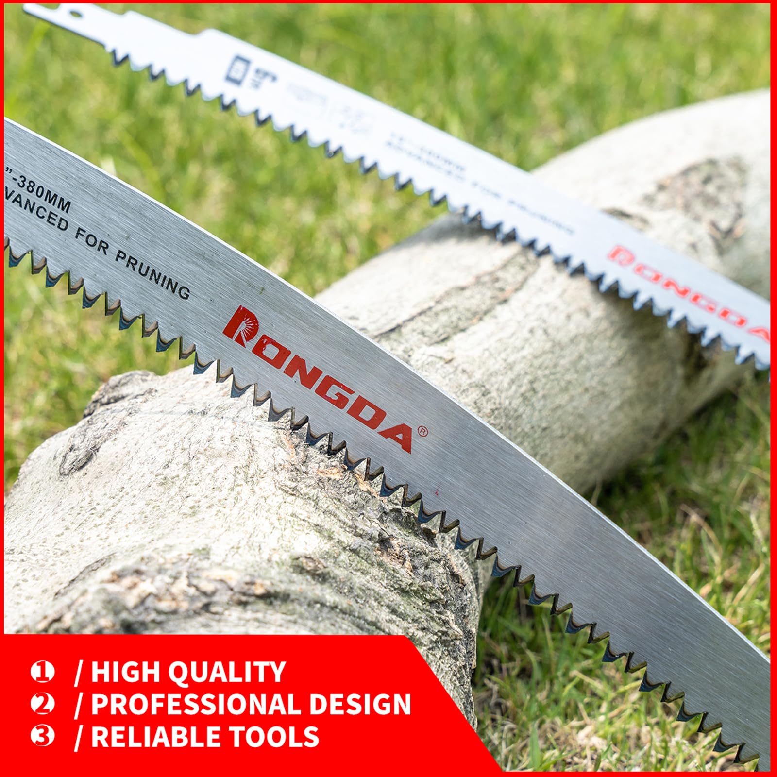 RONGDA arc-edge design reduces resistance for precise, faster cuts.