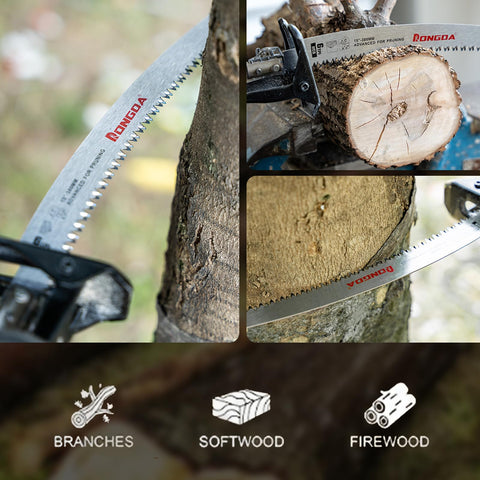 RONGDA blade designed to handle branches up to 300 mm with ease.
