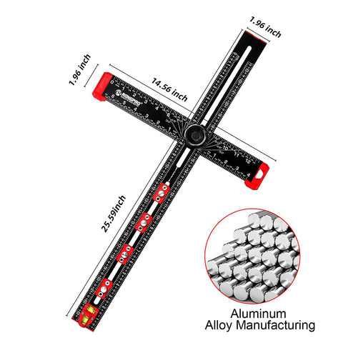 RONGPRO 24-inch ruler for long measurements and layout lines.