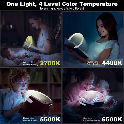 ROOKIELEDS no flicker technology provides glare-free night reading.