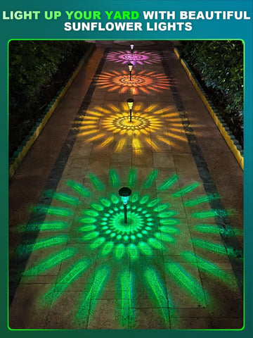 ROOR solar pathway light rgb colors displaying color-changing options for outdoor ambiance.