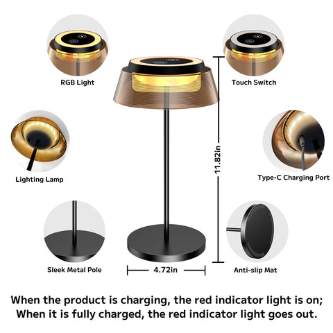 ROOTRO compact two-lamp pack with USB-C cables included.