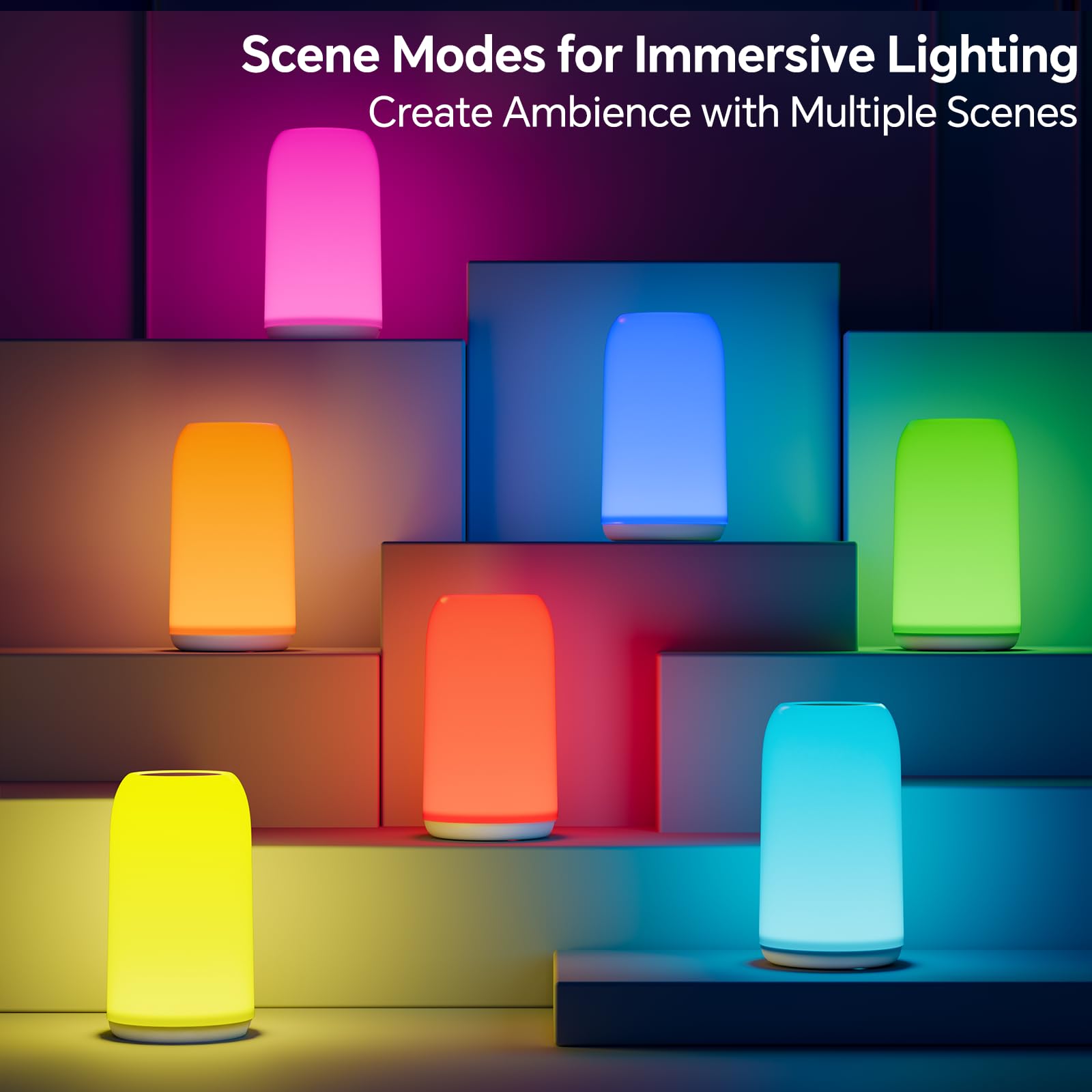 ROOTRO bedside compact lamp fits small spaces with style.