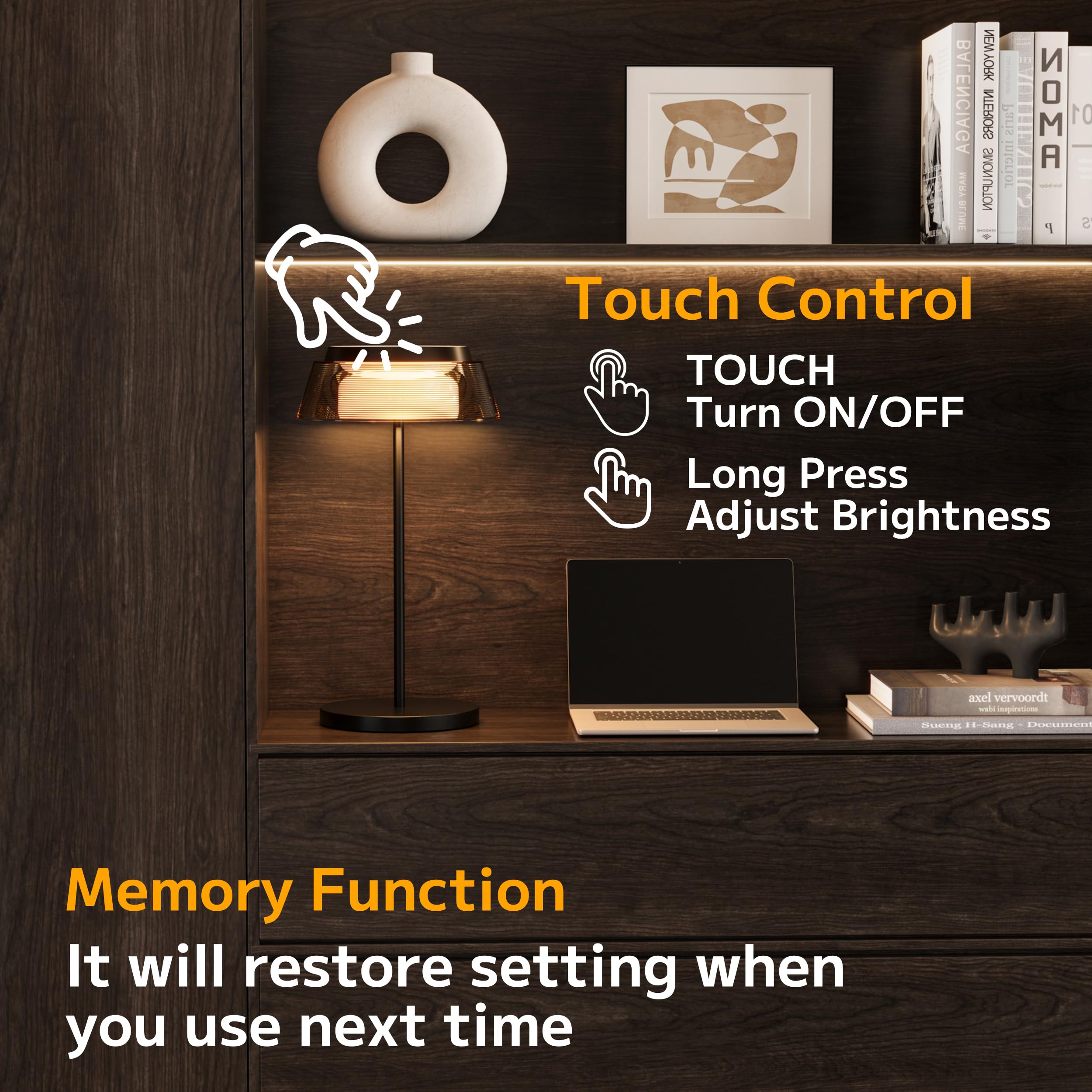 ROOTRO outdoor-friendly lamp ideal for patio dining and camping.