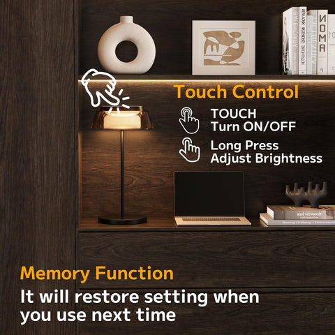 ROOTRO outdoor-friendly lamp ideal for patio dining and camping.
