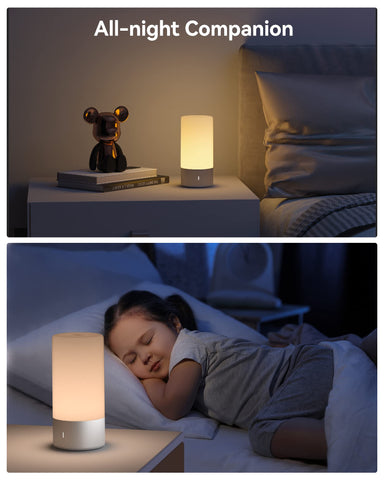 ROOTRO table-lamp-anti-slip-pad keeps the lamp steady on a nightstand.