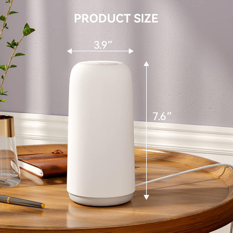 ROOTRO Touch Bedside Lamp night light mode for late hours