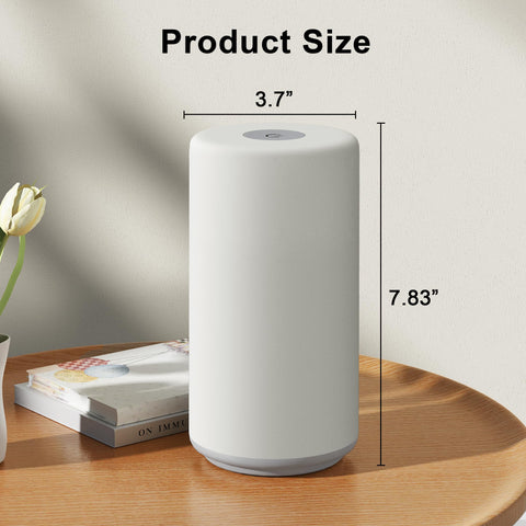 Rootro bedside setup on a nightstand with gentle light