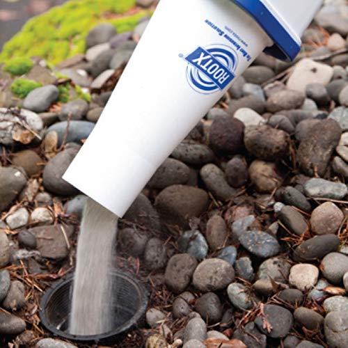 Foaming root control formula expands inside pipes to reach roots.