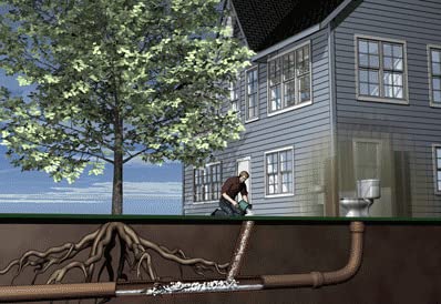 Treats up to 50 feet of 4-inch pipe.
