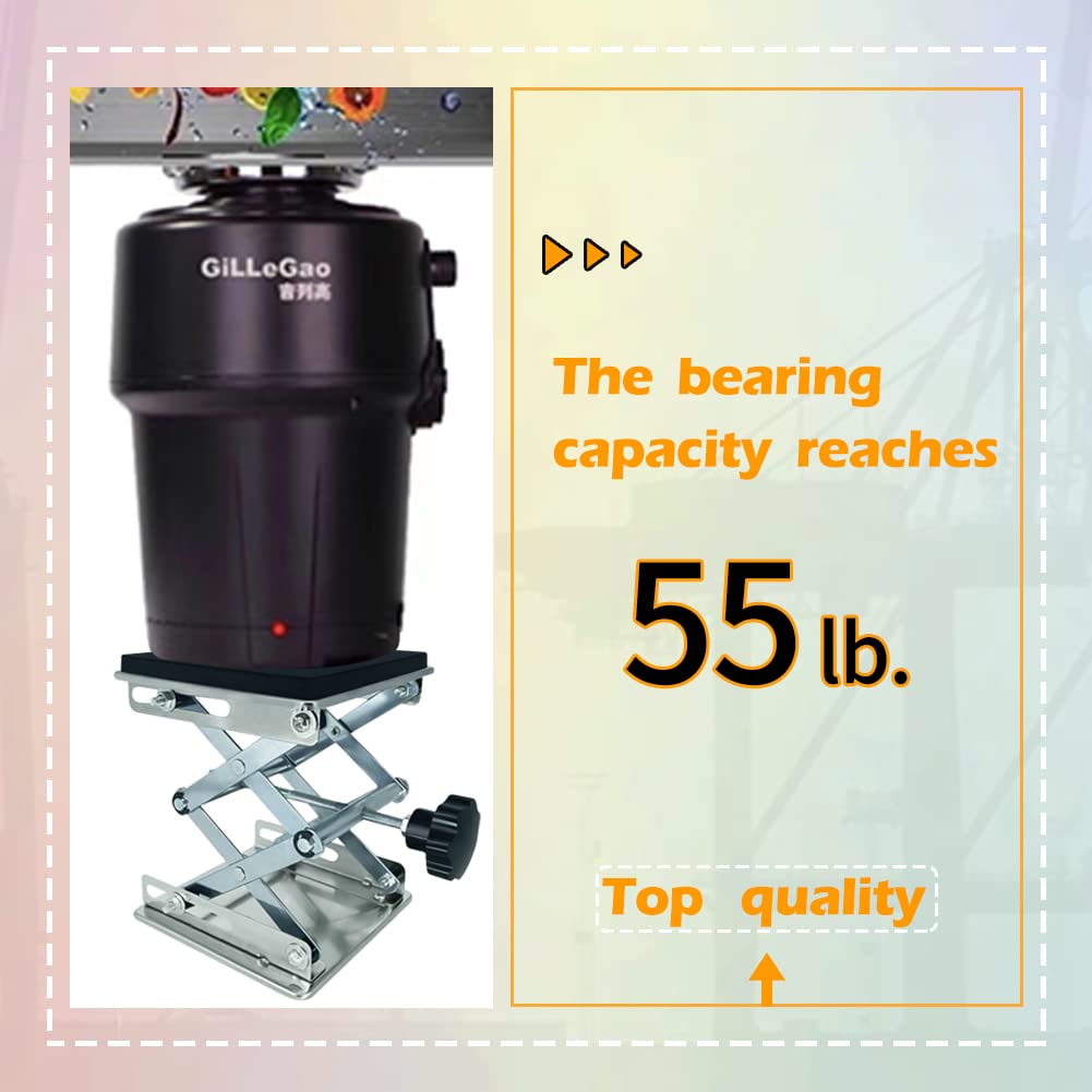 ROOWINTOO garbage disposer bracket installation image shows tool-free setup under 30 seconds