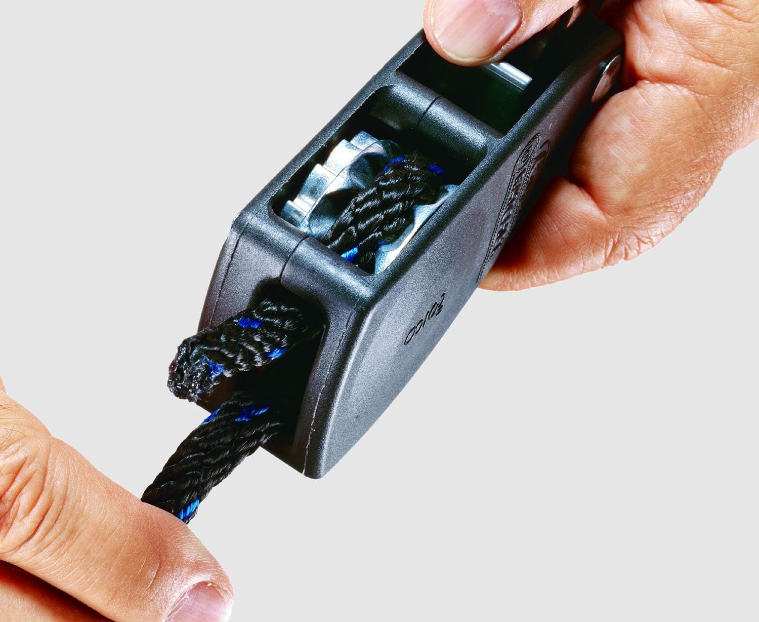 Rope Ratchet easy operation with hooks for quick securing.