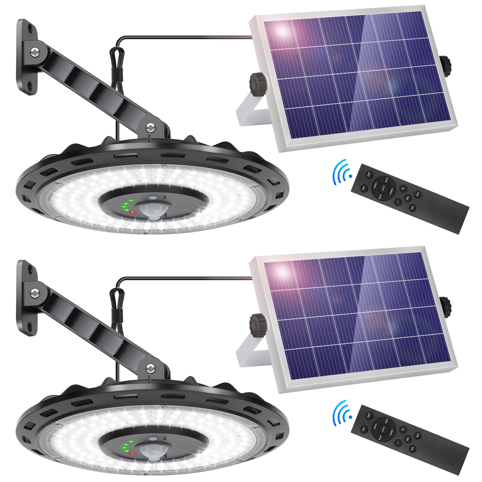 Ropelux 3000lm solar light for bright outdoor and indoor illumination.