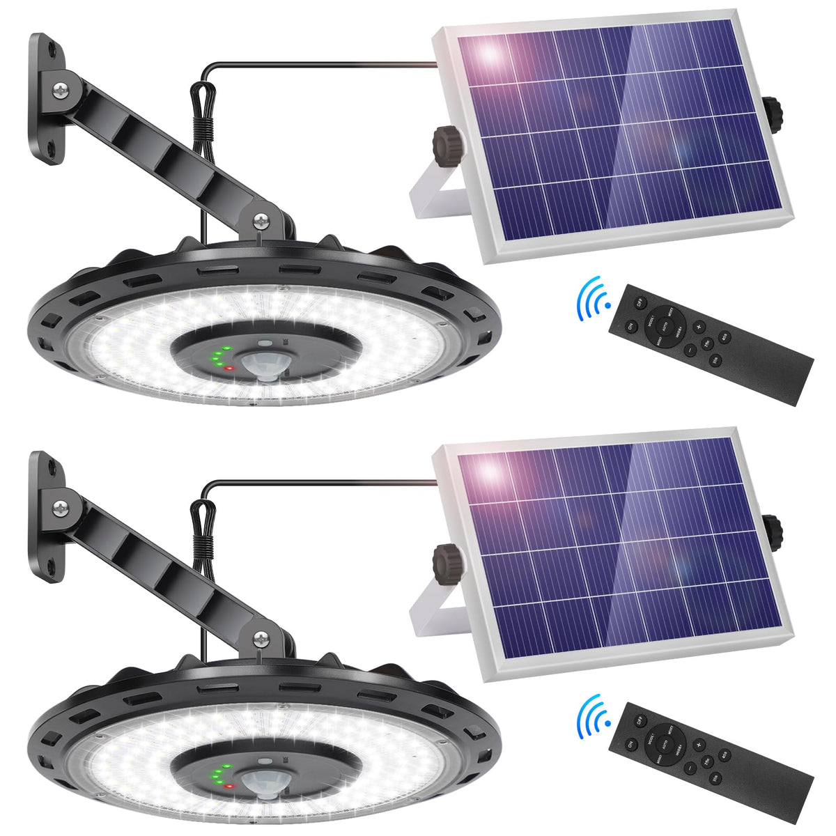 Ropelux 3000lm solar light for bright outdoor and indoor illumination.