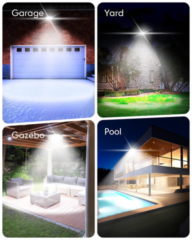 Ropelux adaptable indoor outdoor lighting for shed, gazebo, patio.