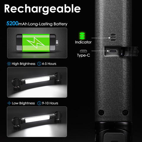 Ropelux rechargeable 5200mAh battery enables cordless workshop tasks.