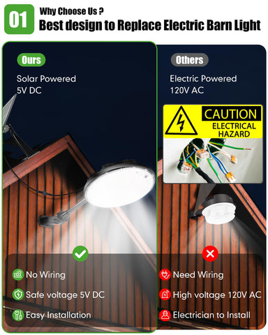 Ropelux motion sensor mode activates lights on movement.