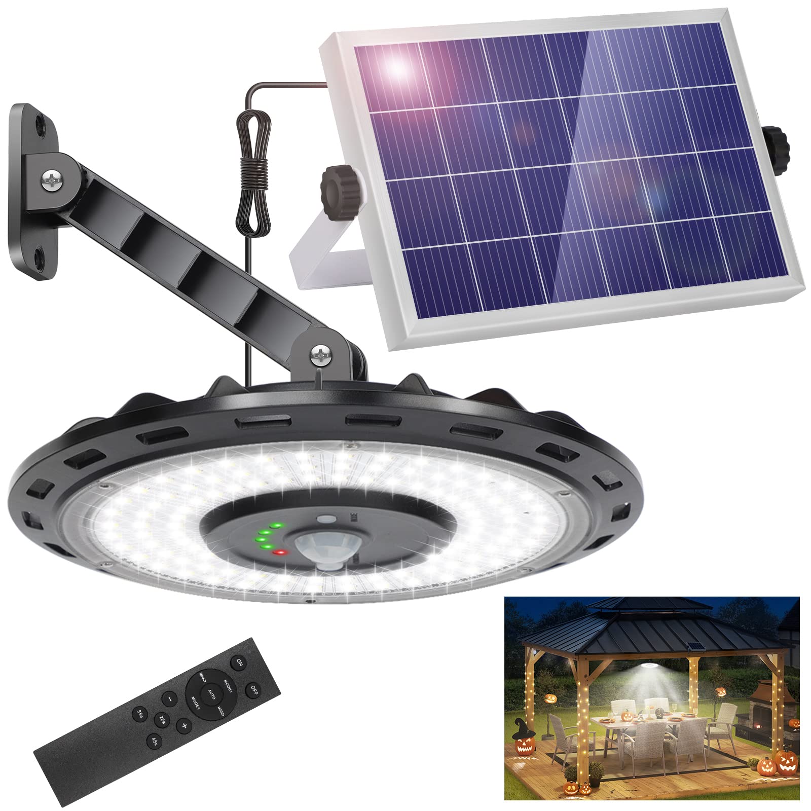 Ropelux solar lights for indoor-outdoor setup providing versatile illumination