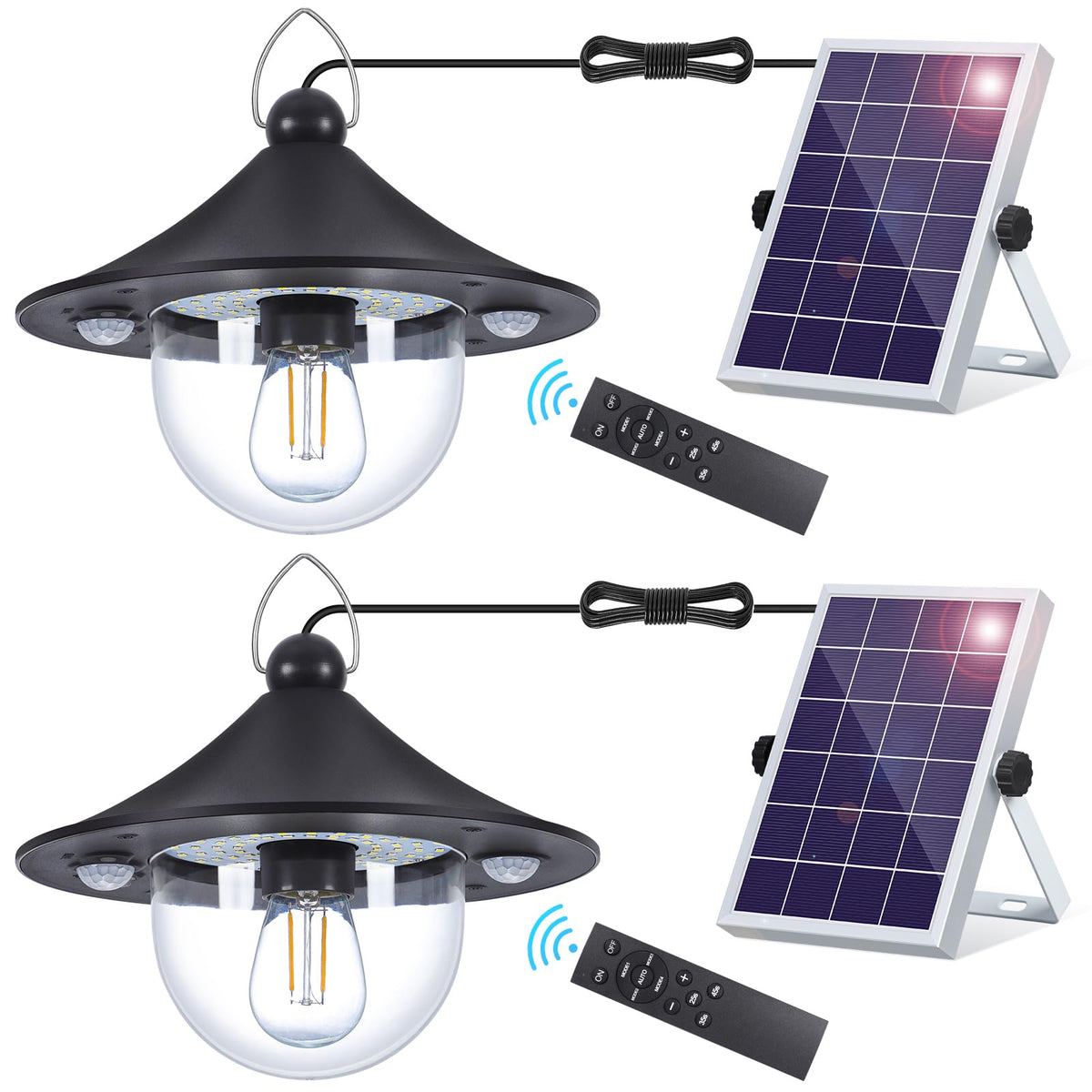 Ropelux solar shed light 3000lm brightness for clear shed illumination
