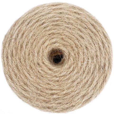 Rophomor jute twine craft wrapping for jars and lampshades