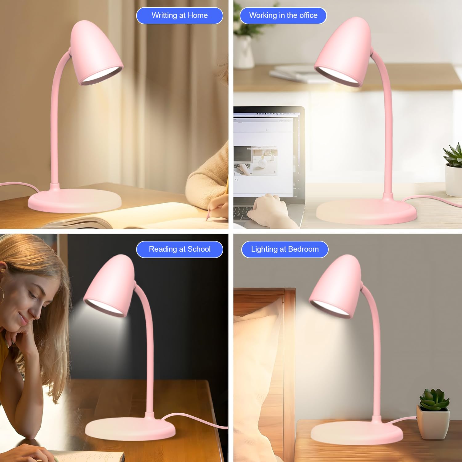 RORENSE LED lamp with dimmable brightness for reading and tasks