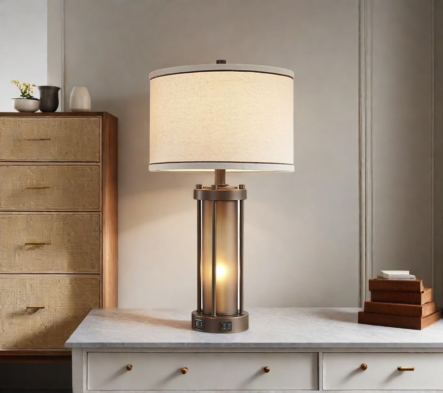 RORIA lamp suited for bedroom, living room, or entryway layouts