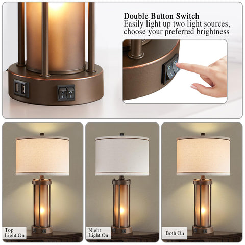 RORIA linen shade softens light for comfortable reading and evenings