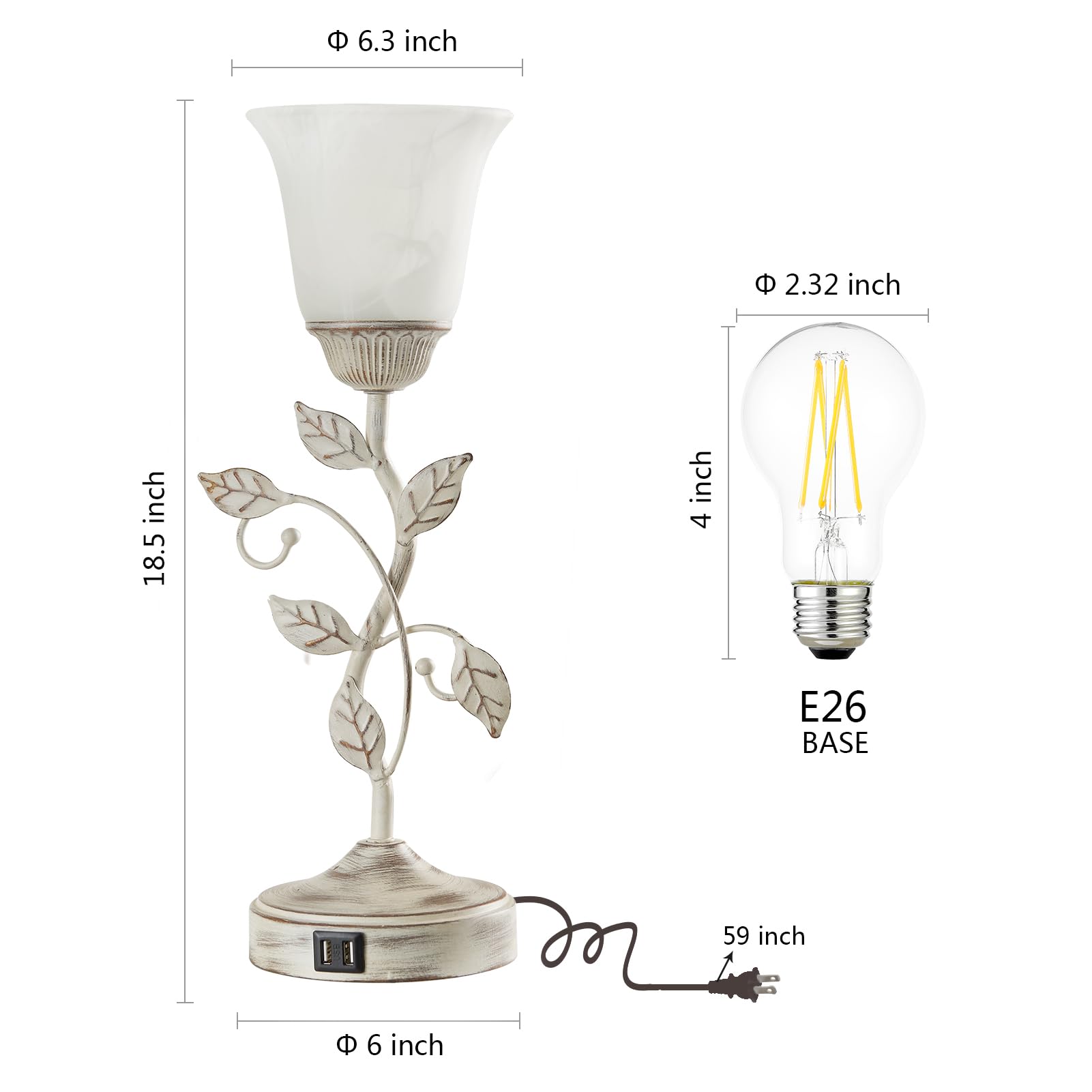 RORIANO versatile lamps ideal for bedroom, living room, or entryway decor.