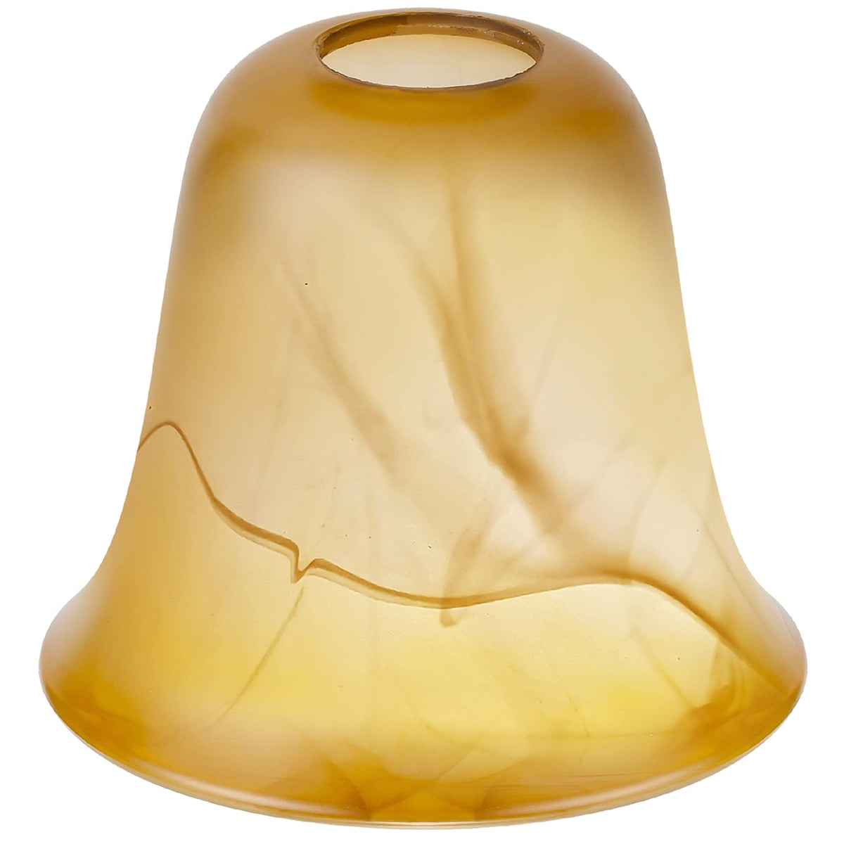 RORIANO amber glass shade closeup highlighting replacement fit on compatible lamps