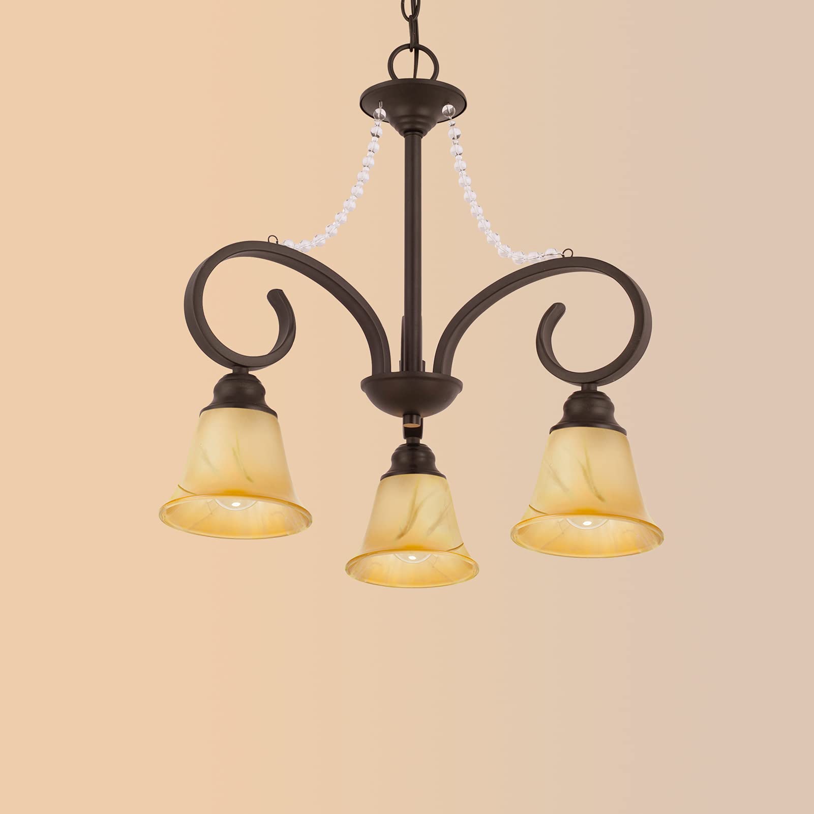 RORIANO amber glass shade packaging protects during transit