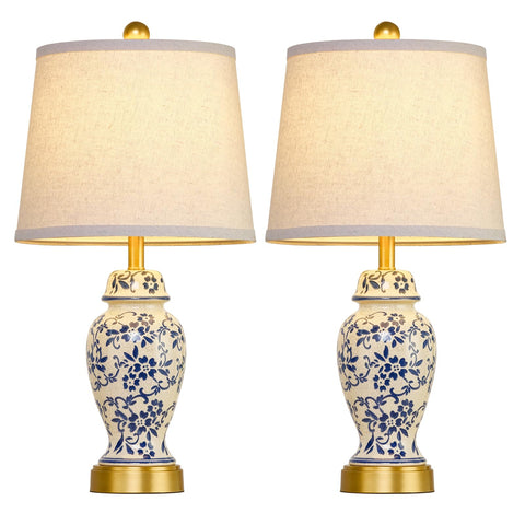 RORIANO LED bulbs included with the lamp set for easy setup