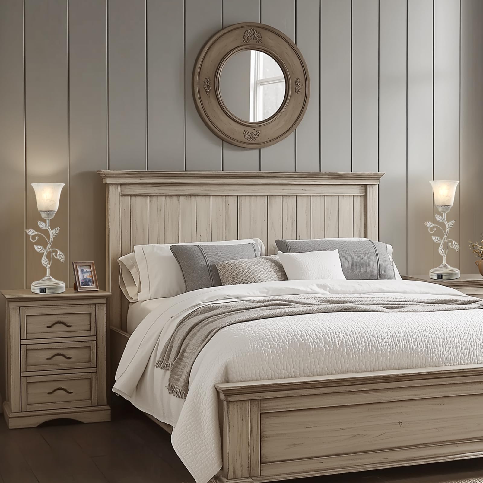 RORIANO included LED bulbs provide energy-efficient illumination.