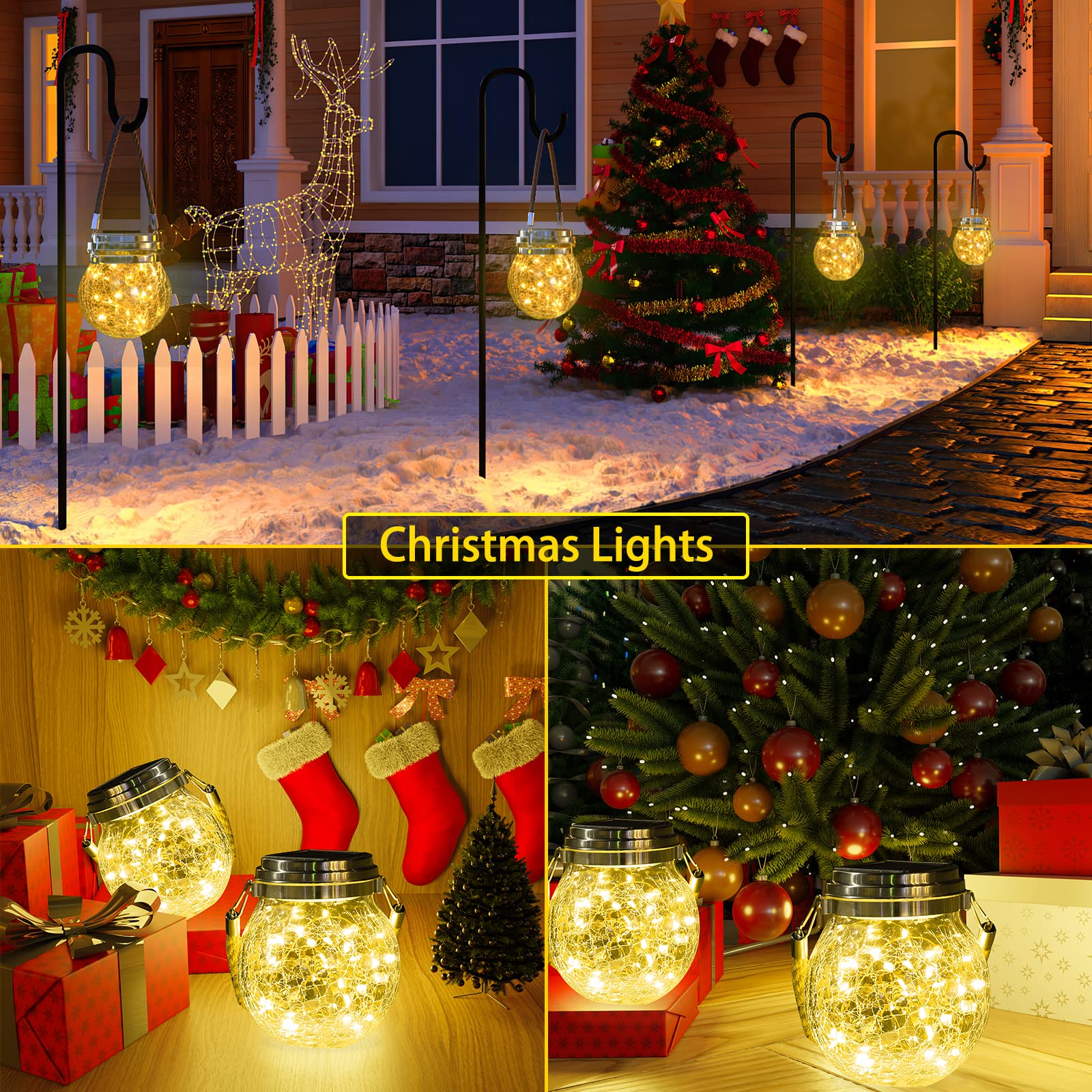 ROSHWEY hanging lanterns provide festive mood for holidays