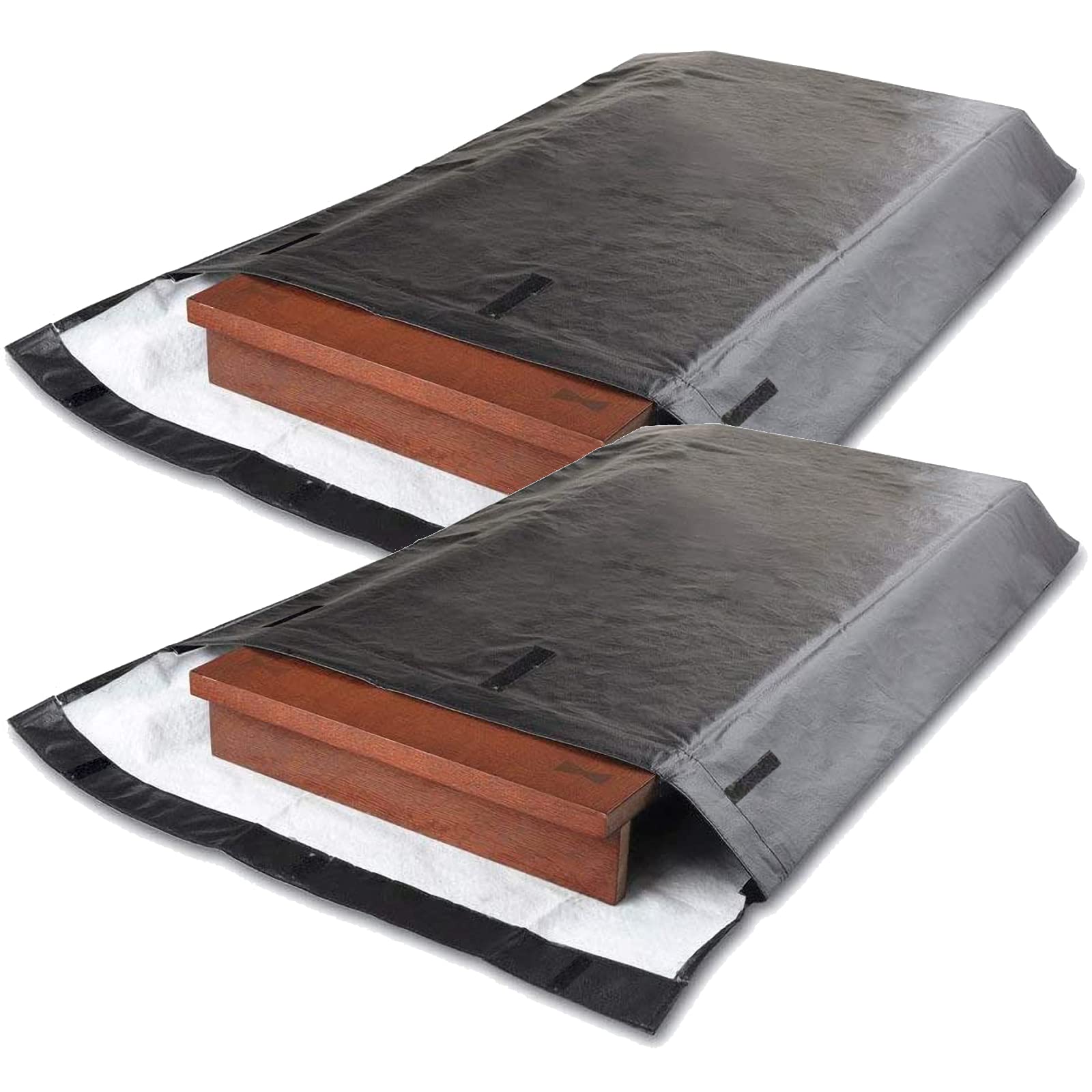 ROSROSE padded table leaf bag front view protects leaves during storage