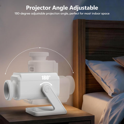 Rossetta 3D Projector with anti-slip base ensures stable wall projections