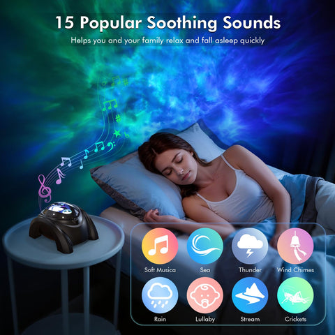 Rossetta mixed galaxy light effects brighten rooms with 58 effects on walls and ceiling.