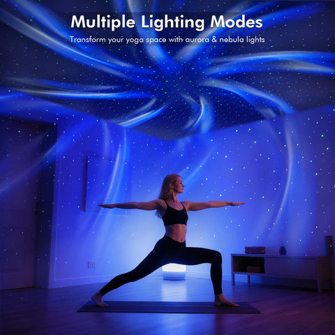 Rossetta remote control enables quick brightness and mode adjustments.