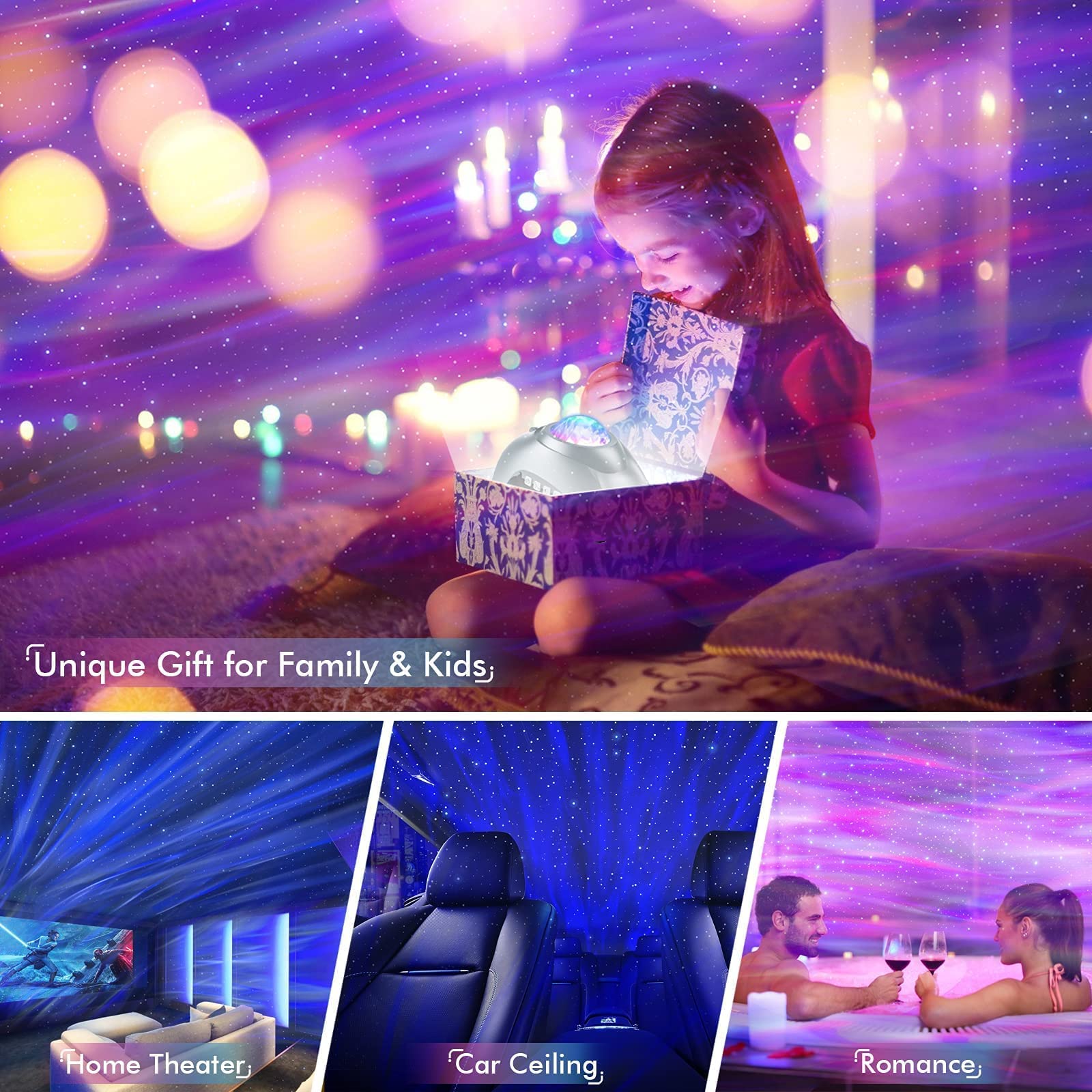 Rossetta Star Projector remote control for easy on/off and mode changes