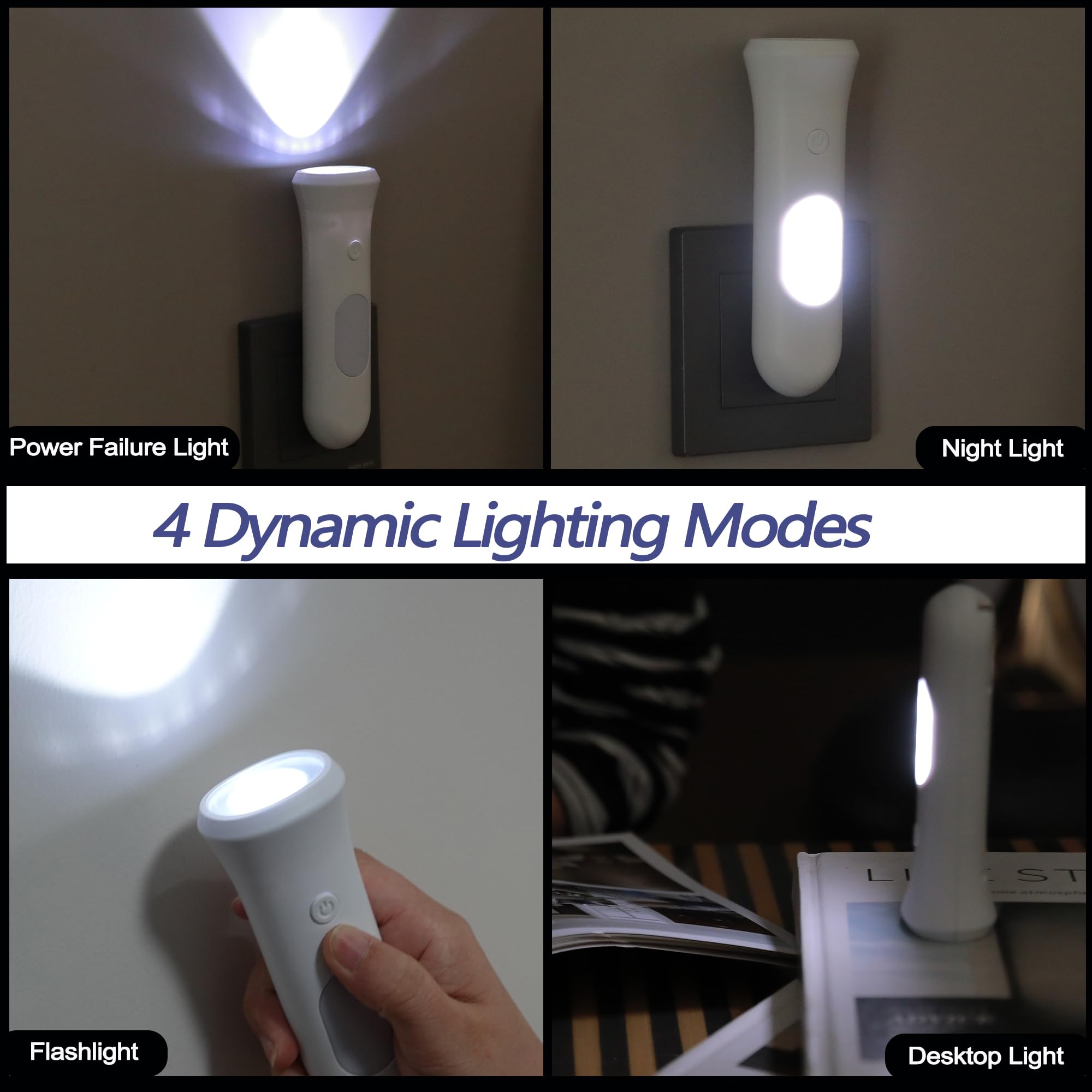 ROSEX night-light in table-lamp mode offering ambient glow in kitchen or hallway