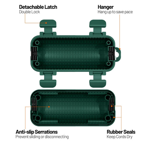 Rotation Plus hook-ready design for wall or tree hanging.