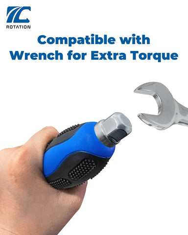 Rotation Phillips tips included for versatile screw driving tasks