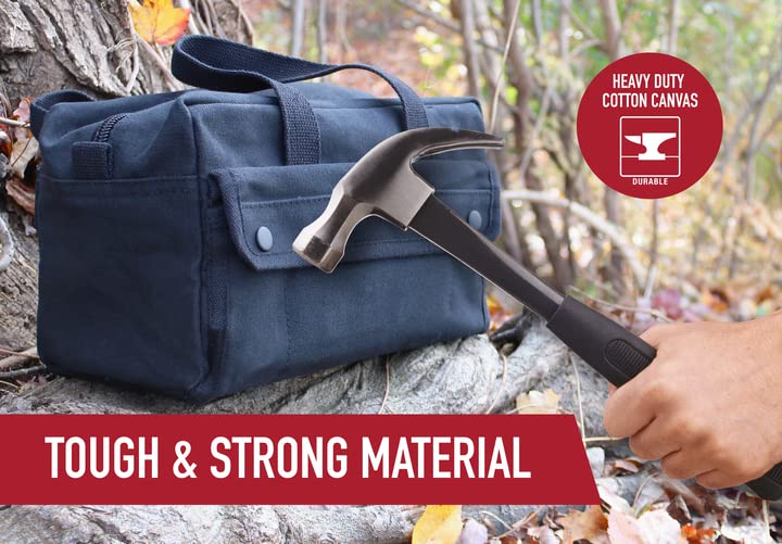 Rothco Mechanic's Tool Bag heavyweight canvas withstands tough worksite conditions.